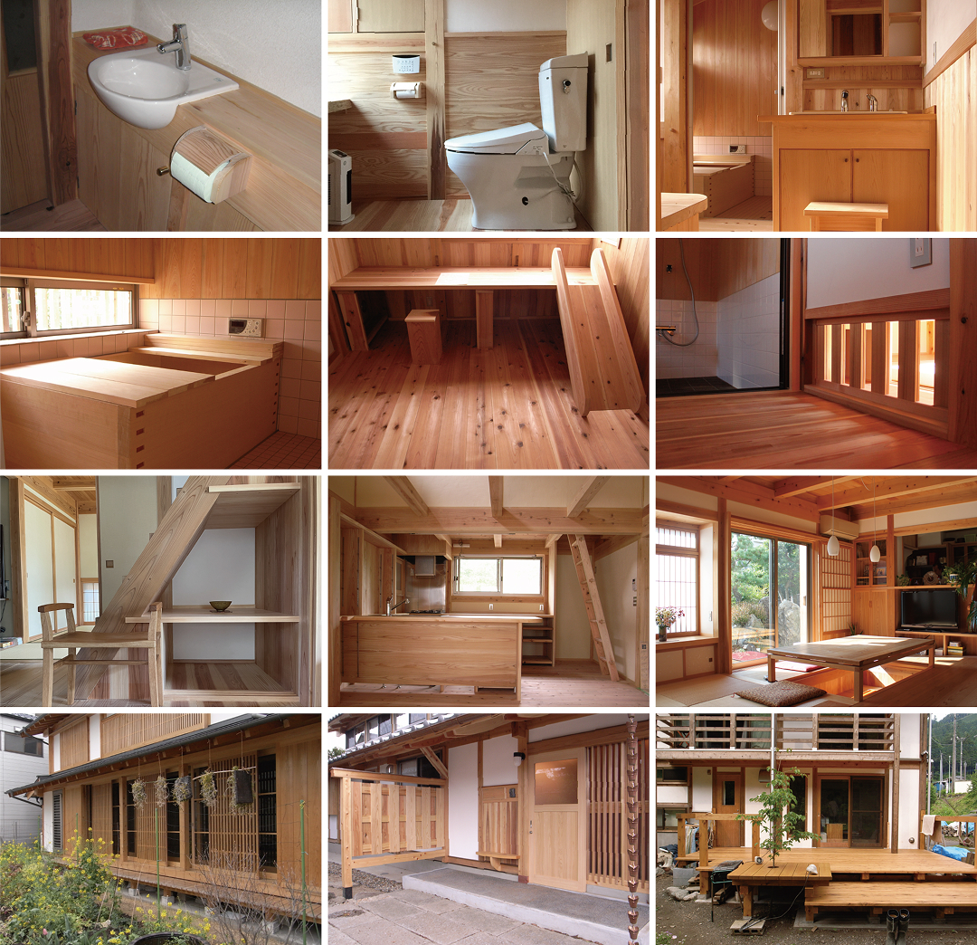 暮らしにもっと無垢の木を